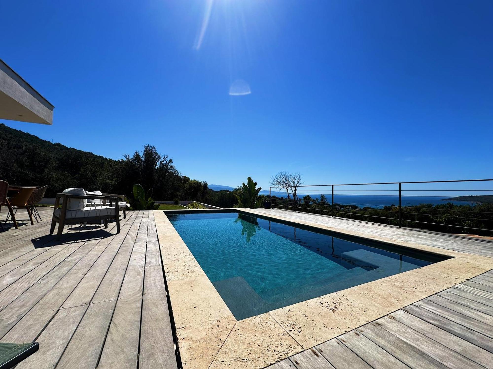 Villa de standing avec magnifique vue mer, Sagone Sagone  Extérieur photo